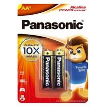 Pilha Panasonic AA Alcalina com 2 unidades