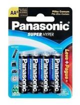 Pilha Panasonic Aa Comum Pc C/32 Un Ultra Hyper 1,5