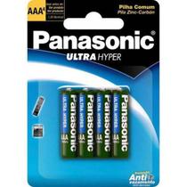 Pilha Panasonic Aaa Ultra Hyper Cartela Com 4 Pilhas