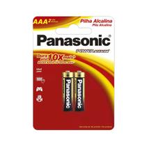 Pilha Panasonic Alcalina Aaa com 2 Unidades