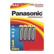 Pilha Panasonic Alcalina AAA Leve 4 Pague 3