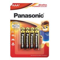 Pilha Panasonic Alcalina AAA Power Alkaline 8 Unidades