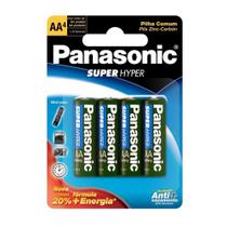 Pilha Panasonic Pequena Aa Cartela 4 Pecas Um-3Shs Pilha Panasonic Pequena Aa Cartela 4 Pecas Um-3Shs