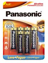 Pilha Pequena AA Alcalina Panasonic - c/6 (caixa com 12 cartelas)