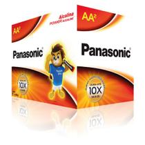 Pilha Pequena AA Alcalina Panasonic - Cx 12x2 (24 unid)