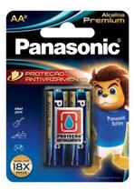 Pilha Pequena AA Alcalina Premium Panasonic - c/2 (caixa com 12 cartelas)