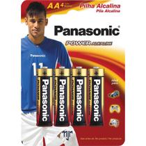Pilha Pequena Alcalina com 4 Unidades Power Alkaline Panasonic - Casa Video Pilha Pequena Alcalina com 4 Unidades Power Alkaline Panasonic - Casa Video