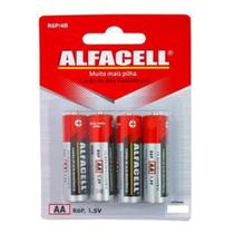 Pilha Pequena Alfacell Aa Comum R6p4b Com 12 Unidades Pilha Pequena Alfacell Aa Comum R6p4b Com 12 Unidades