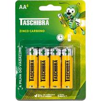 Pilha Pequena Tipo Aa 4 Peças 1,5 V Zinco Carbono Taschibra 13070022 Pilha Pequena Tipo Aa 4 Peças 1,5 V Zinco Carbono Taschibra 13070022