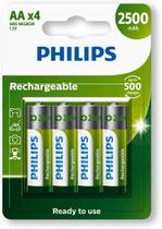 Pilha philips aa recarregavel 2500 mah cart/04 Pilha philips aa recarregavel 2500 mah cart/04