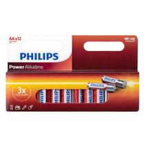 Pilha Philips Alcalina AA 1.5V Cartela 12 Unidades Pilha Philips Alcalina AA 1.5V Cartela 12 Unidades