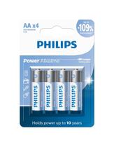 Pilha Philips Alcalina AA 1.5V com 4 Unidades - LR6P4B/59