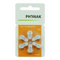 Pilha Phonak P13 Mercury Free Caixa Com 60 Unidades