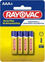 Pilha Rayovac Alcalina e Amarelinhas, AA2, AAA2, AA4 e AAA4