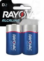 Pilha Rayovac Alcalina Grande com 02