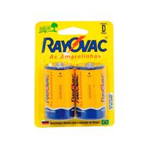 Pilha Rayovac Amarela. Grande C/2