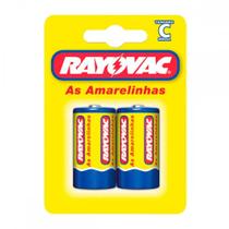 Pilha Rayovac Amarela, Media C/2 Pilha Rayovac Amarela, Media C/2
