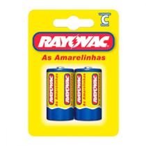 Pilha Rayovac Amarela, Media C/2 Pilha Rayovac Amarela, Media C/2