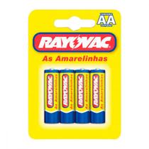 Pilha Rayovac Amarela Pequena C/4