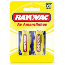 Pilha Rayovac Amarelinha 2 unidades MD