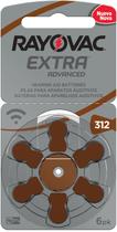 Pilha Rayovac Auditiva nº 312 com 6 Pilha Rayovac Auditiva nº 312 com 6