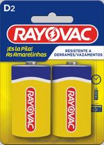Pilha Rayovac Zinco D 2 Unidades Pilha Rayovac Zinco D 2 Unidades