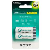 Pilha Recarregável 1000mAh Pequena 2A (AA) NHAAB2RN Pct/2 SONY