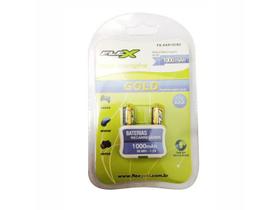 Pilha Recarregável 12 Volts AAA" 1000Mah Par - FLEX Pilha Recarregável 12 Volts AAA" 1000Mah Par - FLEX