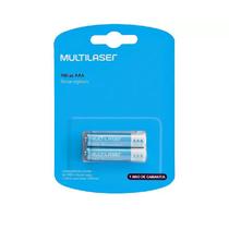 Pilha Recarregável 2-AAA (PALITO)1000mah CB051 - MULTILASER