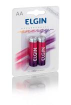 Pilha Recarregável AA-2500 MAh Elgin (Blister C/2 UNID) Pilha Recarregável AA-2500 MAh Elgin (Blister C/2 UNID)