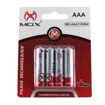 Pilha Recarregável AA 2600 mAh c/ 4 MOX Pilha Recarregável AA 2600 mAh c/ 4 MOX