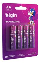 Pilha Recarregável Aa 2700mah Blister C/4 Elgin - Original Pilha Recarregável Aa 2700mah Blister C/4 Elgin - Original