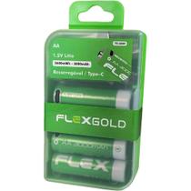 Pilha Recarregável AA 3000mAh Flex FX-LAA4 C/1