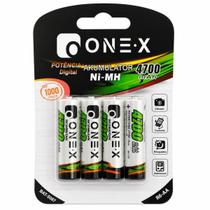 Pilha Recarregável AA 4700mAh R6-AA Ni-MH 1,2V Onex BAT-5087 Controle Remoto Brinquedo Mouse Teclado Câmera Lanterna Ele Pilha Recarregável AA 4700mAh R6-AA Ni-MH 1,2V Onex BAT-5087 Controle Remoto Brinquedo Mouse Teclado Câmera Lanterna Ele