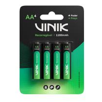 Pilha Recarregável Aa C/4 - 2200mah 1.2v - Vp2ab4r