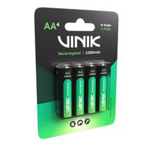 Pilha Recarregável Aa C/4 - 2200Mah 1.2V - Vp2Ab4R