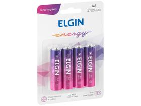 Pilha Recarregável AA Elgin 1,2V Pilha Recarregável AA Elgin 1,2V