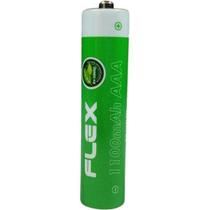 Pilha Recarregável AAA 1.2V 1100mAh (C/4 Pilhas) Flex Pilha Recarregável AAA 1.2V 1100mAh (C/4 Pilhas) Flex