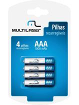 Pilha Recarregavel Aaa 1000mah C/4 Cb050