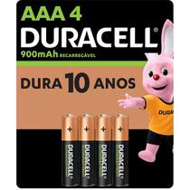 Pilha Recarregavel AAA 900MAH Blister com 4 Duracell DX2400 NIMH 1,2V Pilha Recarregavel AAA 900MAH Blister com 4 Duracell DX2400 NIMH 1,2V