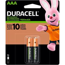 Pilha Recarregável AAA Duracell DX2400 - 900mAh - com 2 unidades Pilha Recarregável AAA Duracell DX2400 - 900mAh - com 2 unidades