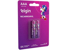 Pilha Recarregável AAA ELE000000082168 - Elgin 1,2V 900mAh