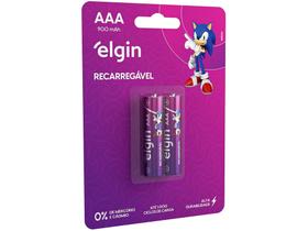 Pilha Recarregável AAA Elgin 1,2V 900MAH 2 Unidades Pilha Recarregável AAA Elgin 1,2V 900MAH 2 Unidades