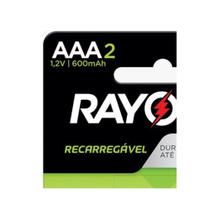 Pilha Recarregavel Eco Aaa C/2 600mah 55902