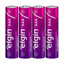 Pilha Recarregável Elgin AA 1.2v 2700 mAh Cartela Com 4 Unidades