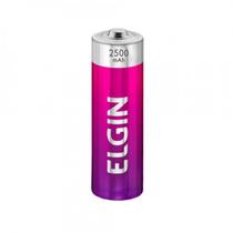 Pilha Recarregável Elgin AA 2500 mAh - 2 Unidades