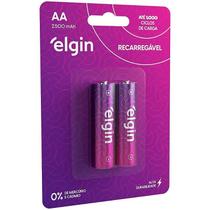 Pilha Recarregável Elgin Aa 2500mah 1,2v - Blister Com 2 Unidades Pilha Recarregável Elgin Aa 2500mah 1,2v - Blister Com 2 Unidades