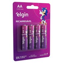 Pilha Recarregavel Elgin Aaa 1000Mah - Blister Com 2...