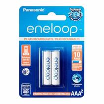 Pilha Recarregável Eneloop Std Aaa2 Panasonic 02 Unidades F108