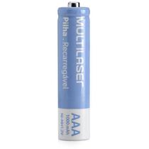 Pilha recarregavel palito aaa 1000mah c/04 multilaser